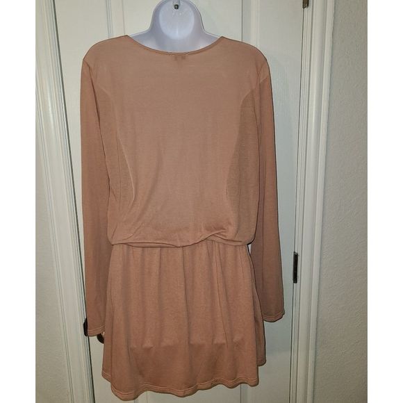 Tobi Beige Tunic Wrap Dress - Picture 3 of 5